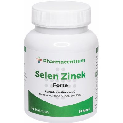 Pharmacentrum Selen Zinek Forte 60 kapslí