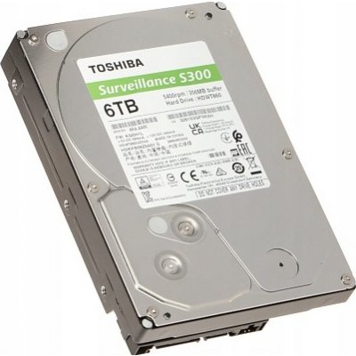 Toshiba S300 Surveillance 6TB, HDWT860UZSVA – Zboží Mobilmania