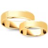 Prsteny iZlato Forever Snubní prstýnky klasické žluté CSOB60