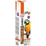 Lolo Pets Basic Smakers tyčinky ovocné ořechové pro velké papoušky 250 g – Zboží Dáma