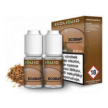 Ecoliquid Premium 2Pack ECODAV 2 x 10 ml 18 mg