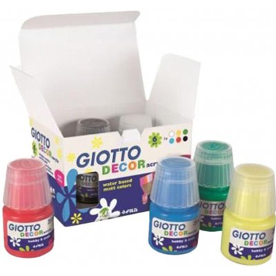 Sada akrylových barev Giotto Decor matt 6 x 25 ml – Zbozi.Blesk.cz