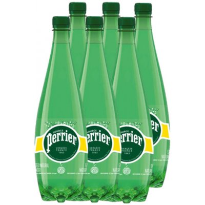 Perrier Přírodní Minerální voda perlivá 6 x 1 l – Hledejceny.cz