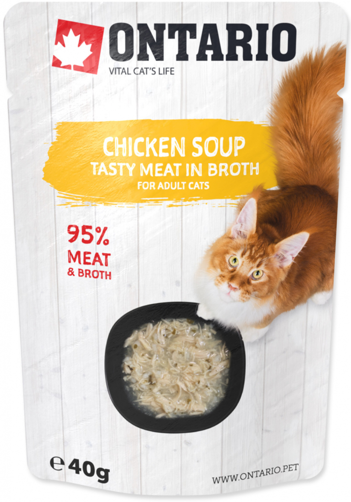Ontario Cat Soup Chicken with vegetables 12 x 40 g
