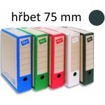 Hit Office Board Colour archivační krabice černá A4 7,5 cm – Zboží Mobilmania