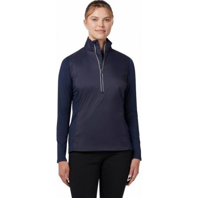 Callaway Womens Mixed Media 1/4 Zip Water Resistant Jacket Peacoat – Hledejceny.cz