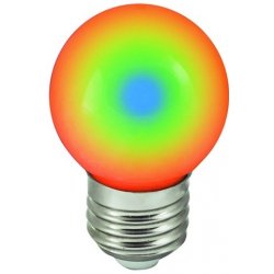 Spectrumled LED žárovka 1W 4xSMD5050 E27 20lm RGB