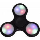 Fidget spinner LED černý