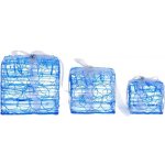 shumee Dekorativní akrylové vánoční dárky 3 ks studené bílé – Hledejceny.cz