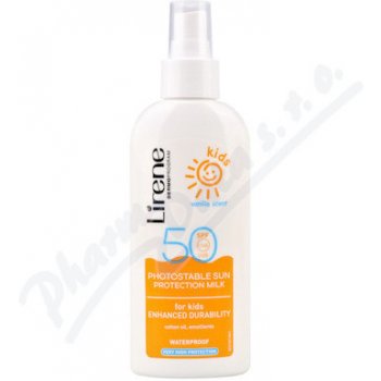 Lirene SC opalovací tělové mléko spray s vanilkovou vůní SPF50 150 ml