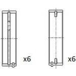 Hlavní ložiska klikového hřídele FAI AutoParts BM1062-050 – Zboží Mobilmania