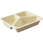 EcoRevolution Obaly EKO BIO zatavovací miska 3D cukrová třtina 227x178x45 mm béžová bal : 50 – Sleviste.cz