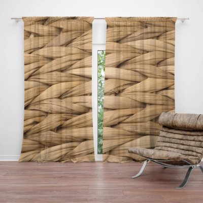 Sablio Závěs Banánové listí 2: 2ks 140x250cm – Hledejceny.cz