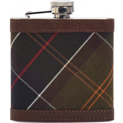 Barbour Hip Flask Nerezová placatka v tartanovém pouzdře – Sleviste.cz