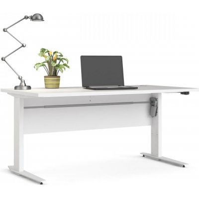 Nábytek Falco Výškově nastavitelný psací stůl Office 80400/318 bílá/bílá – Sleviste.cz