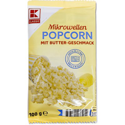 K-Classic Máslový popcorn do mikrovlnné trouby 100 g