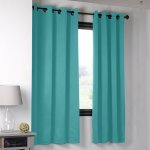 Zatemňovací závěs blackout NOTTE modrozelený 135 x 180 cm sada 2 ks – Zboží Dáma