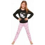 Cornette Kids Girl Sheep Dívčí pyžamo černá – Zboží Dáma
