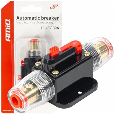 Automatická autopojistka 12-48V 30A AMIO-03816 – Sleviste.cz