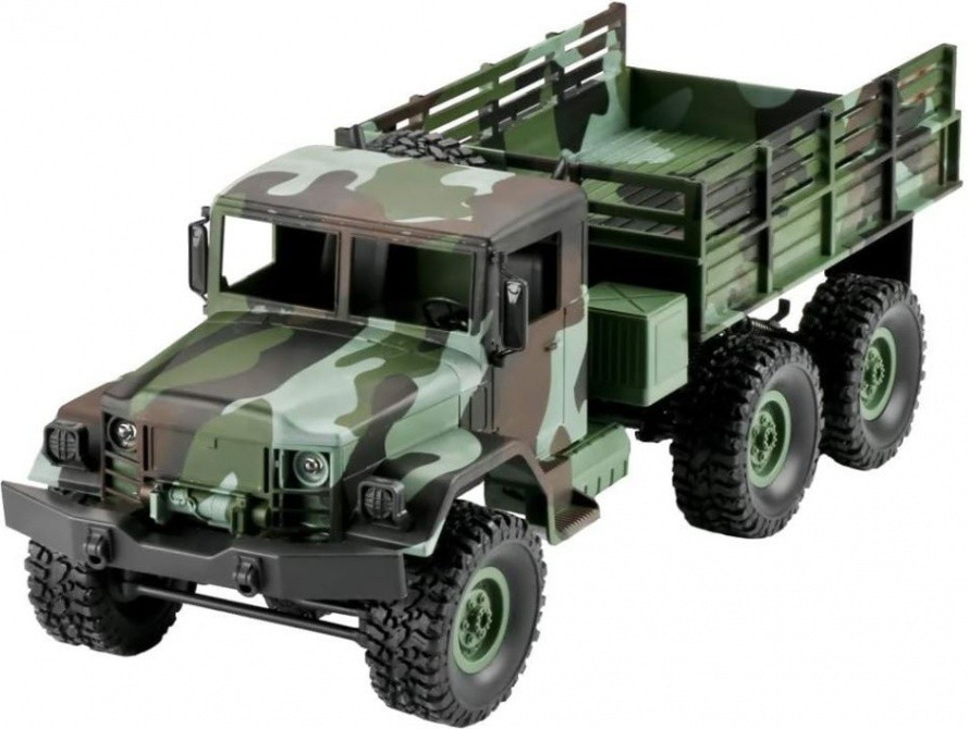 WPL RC vojenský truck M35 6x6 maskáčový RTR sada 1:16