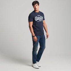 Superdry tričko VINTAGE VL Tee M1011472A98T tmavě modrá