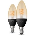 Philips Chytrá žárovka Hue Bluetooth, filament, 4,5W, E14, White, 2ks – Hledejceny.cz