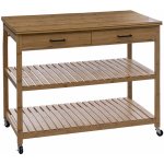 5five Simply Smart Kuchyňský regál na kolečkách, bambus, 108 x 60 x 90 cm – Zboží Dáma