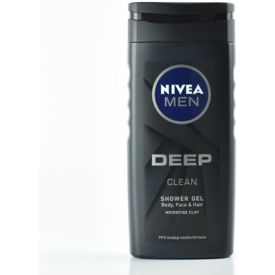 Nivea Men Deep sprchový gel 250 ml – Zboží Mobilmania