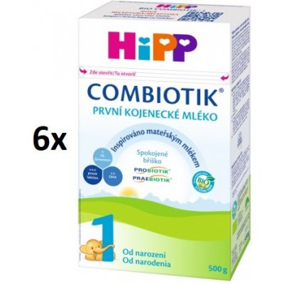 HiPP 1 BIO Combiotik 6 x 500 g – Zbozi.Blesk.cz