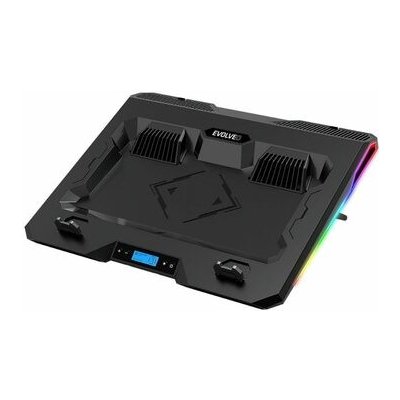 EVOLVEO Ania 10 RGB černá / chladící podstavec pod notebooky 10" - 17" / 12070 mm ventilátory (ANIA10) – Zboží Mobilmania