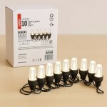 EMOS LED DCPC08 světelný řetěz 10x párty žárovky 4,5 m venkovní i vnitřní studená bílá – Hledejceny.cz