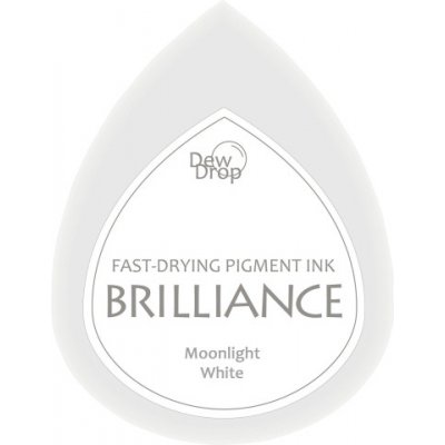 Tsukineko Pigmentový razítkovací polštářek bílá – Zboží Mobilmania