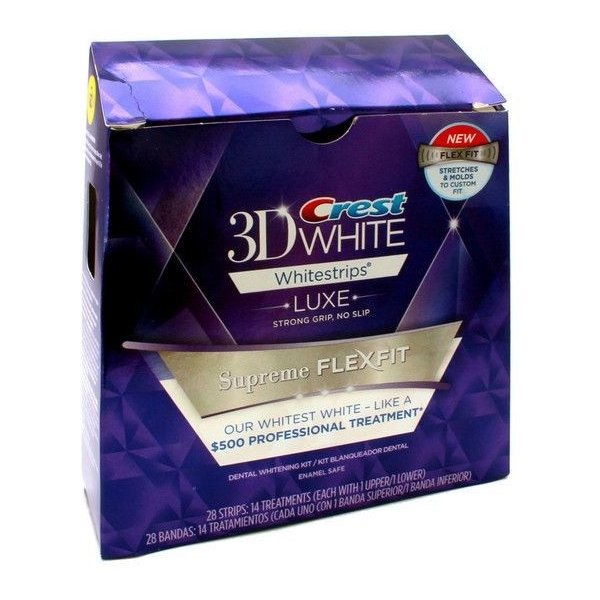 Domácí bělení zubů- originál bělící pásky Crest 3D White LUXE Flex Fit od 2  386 Kč - Heureka.cz
