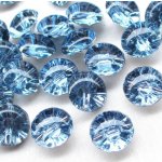 Knoflík plastový 13 mm Třpytivá pecička - světle modrý – Sleviste.cz