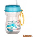 Canpol babies hrníček se slámkou a závažím pejsek tyrkysový 350 ml – Zboží Dáma