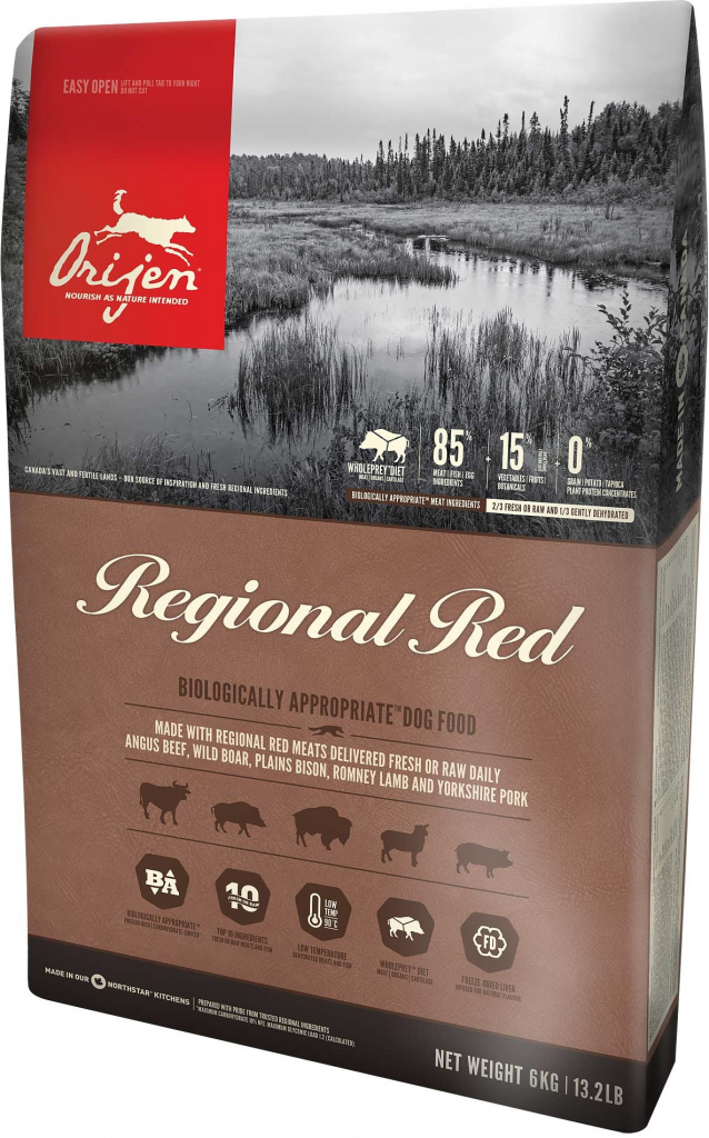 ORIJEN Dog Regional Red 3 x 11,4 kg