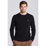 Gant Cotton Pique C-neck černá – Zbozi.Blesk.cz