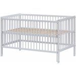 Scarlett DOMINIK borovice stahovací bočnice bílá 140 x 70 cm – Zboží Mobilmania