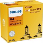 Philips Vision H4 P43t-38 12V 60/55W 2 ks 12342PRC2 – Zboží Mobilmania