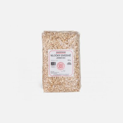 Danfood BIO ovesné vločky jemné 500 g – Sleviste.cz