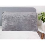 MKLuzkoviny.cz cz mikroplyš Laura tmavě šedá 50 x 70 cm – Sleviste.cz