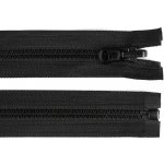 Kostěný zip šíře 5 mm délka 80 cm oboustranný - černá – Hledejceny.cz