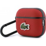 Lacoste Petit Pique Croc Logo Patch Pouzdro pro AirPods Pro 3 Red LCAP3PVCR – Zboží Živě