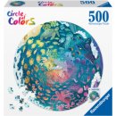 RAVENSBURGER Kulaté Kruh barev: Oceán 500 dílků
