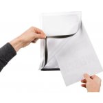 A-Z Reklama CZ Oboustranný Magnetický rámeček na skleněné plochy A3 - Stříbrný – Zboží Živě