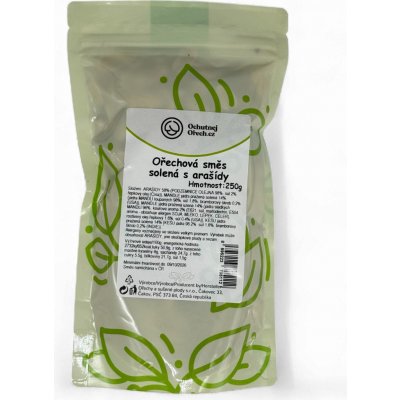 Ochutnej Ořech Ořechová směs SLANÁ s ARAŠÍDY 250 g – Zboží Mobilmania