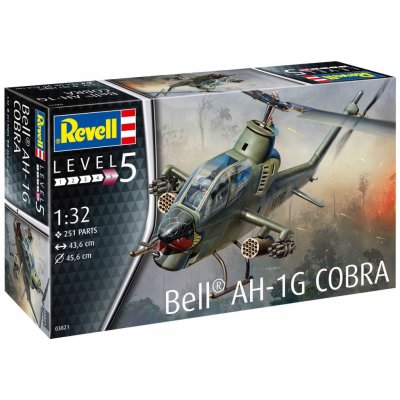 Revell AH1G Cobra Plastic ModelKit vrtulník 03821 1:32 – Zboží Mobilmania