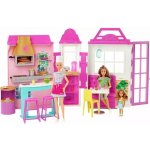 Barbie Restaurace s panenkou herní set HBB91 – Zboží Mobilmania