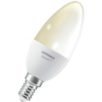Ledvance Chytrá LED žárovka SMART+ BT, E14, Candle, 5W, 470lm, 2700K, teplá  bílá SMART+ BLUETOOTH od 559 Kč - Heureka.cz