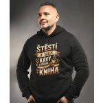 Štěstí je šálek kávy a dobrá kniha Mikina ORIGO – Hledejceny.cz